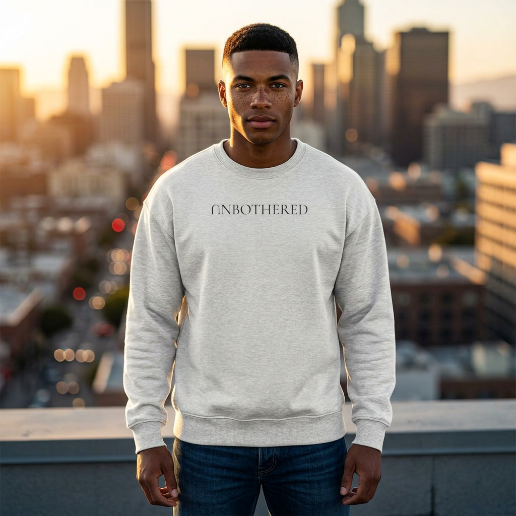 Unbothered Gold Crown Crewneck